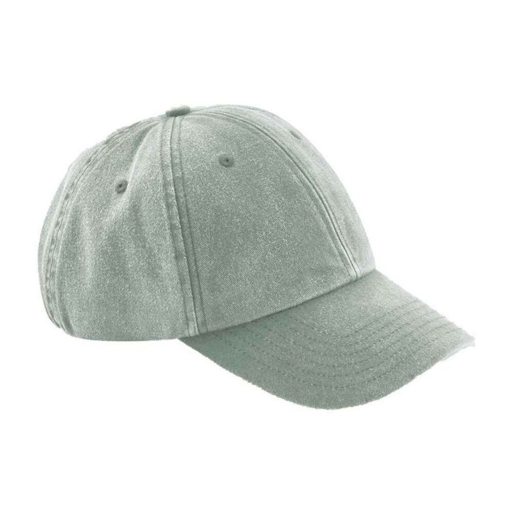 Beechfield Vintage Low Profile Baseball Cap / Sage Green